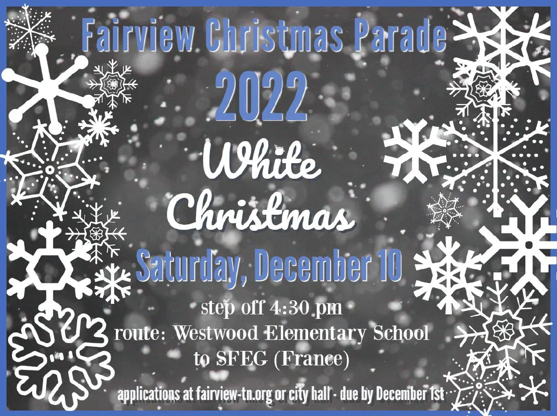 2022 FAIRVIEW CHRISTMAS PARADE Fairview, TN Official City of